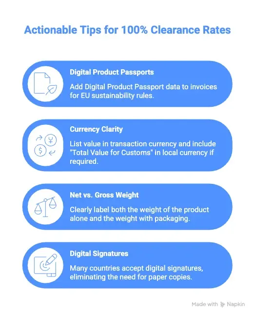 Actionable tips